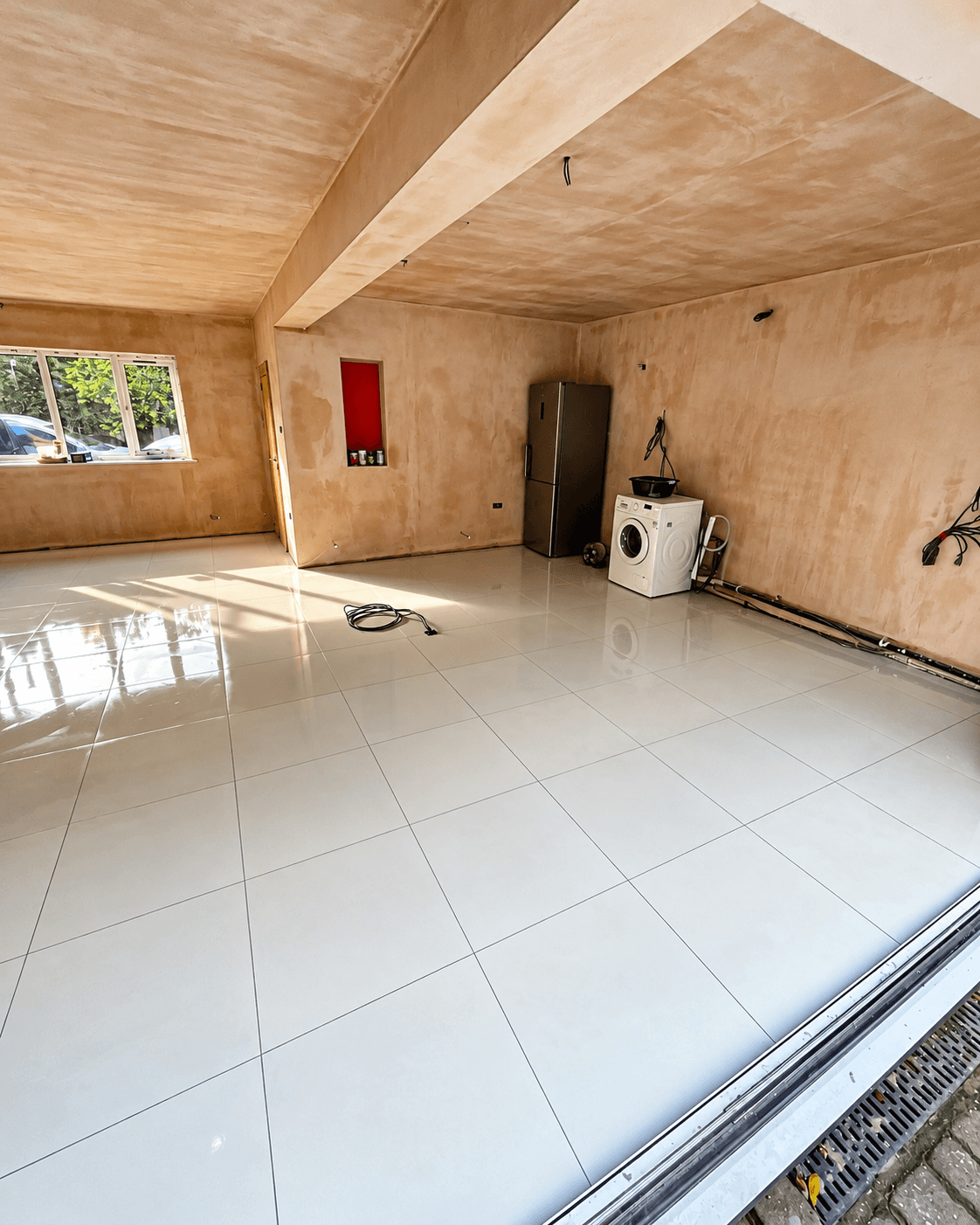 Commercial tiling example (tile installation image)
